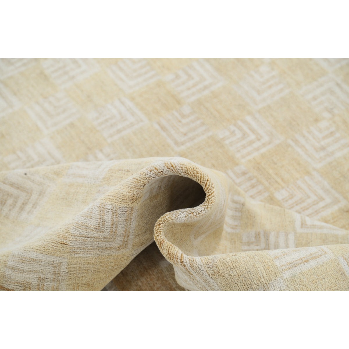 Modcar 6x8 Handmade Double Knotted Washable Wool Rug - Colorful