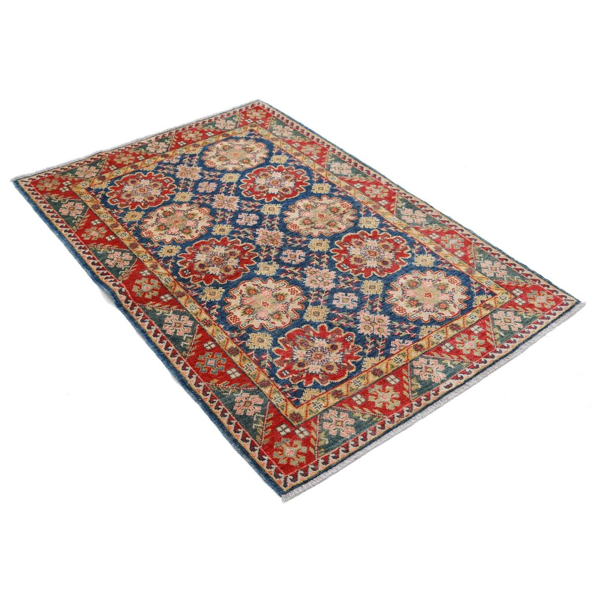 Revival 3x5 Handmade Double Knotted Washable Wool Rug - Colorful