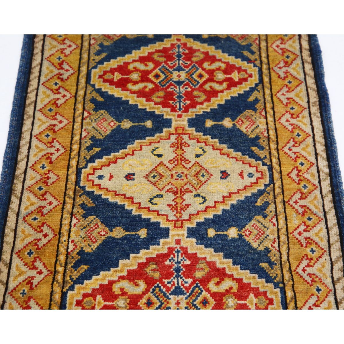 Revival 2x3 Handmade Double Knotted Washable Wool Rug - Colorful