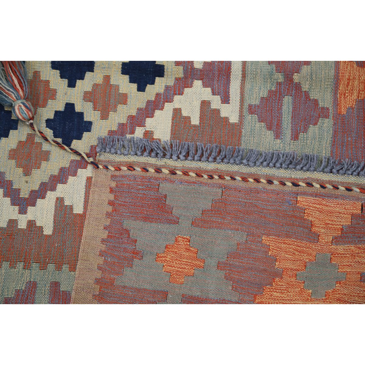 Kafkaas 5x7 Hand Woven Washable Wool Rug - Colorful