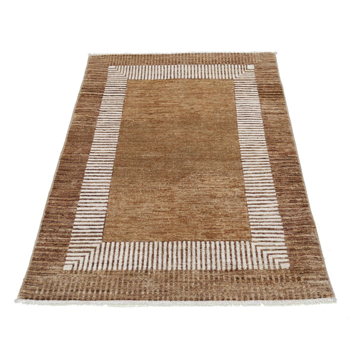 Modcar 3x5 Handmade Double Knotted Washable Wool Rug - Colorful