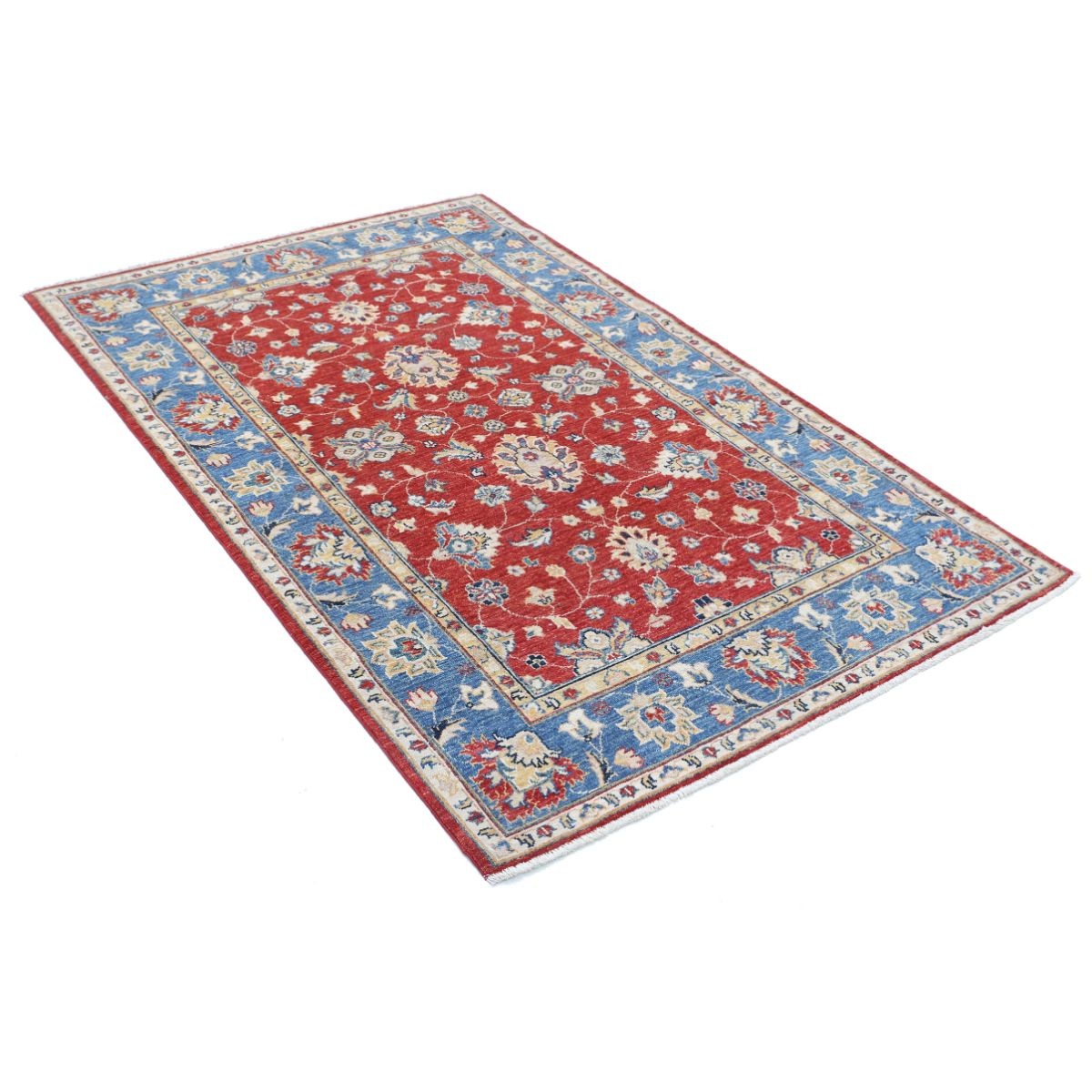 Ziegler 6x8 Handmade Double Knotted Washable Wool Rug - Colorful