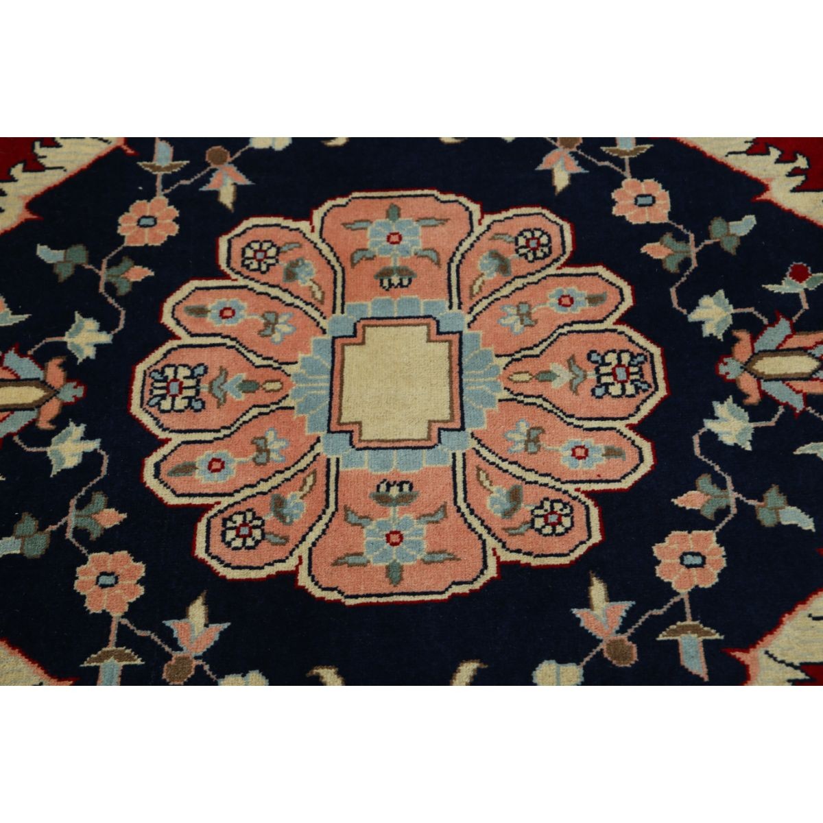 Heriz 10x14 Handmade Double Knotted Washable Wool Rug - Colorful