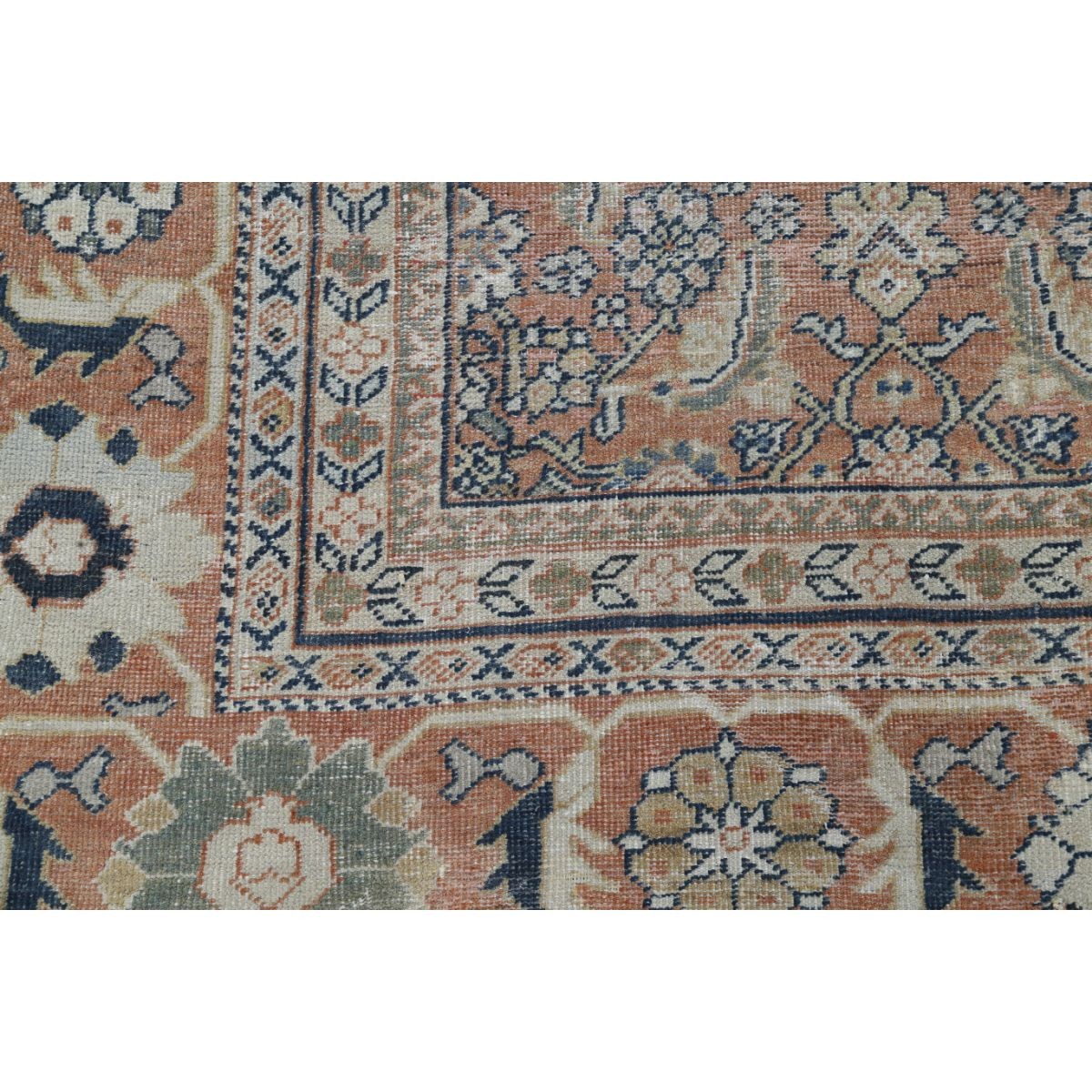 Vintage 11x14 Handmade Double Knotted Washable Wool Rug - Soft Hues
