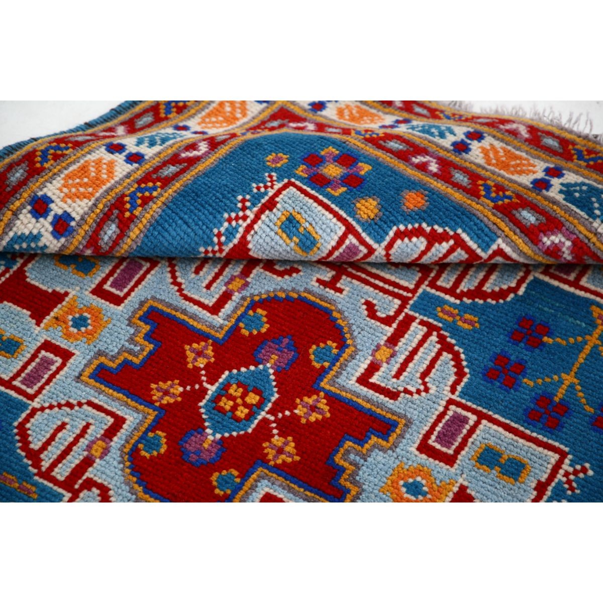 Revival 3x5 Handmade Double Knotted Washable Wool Rug - Colorful