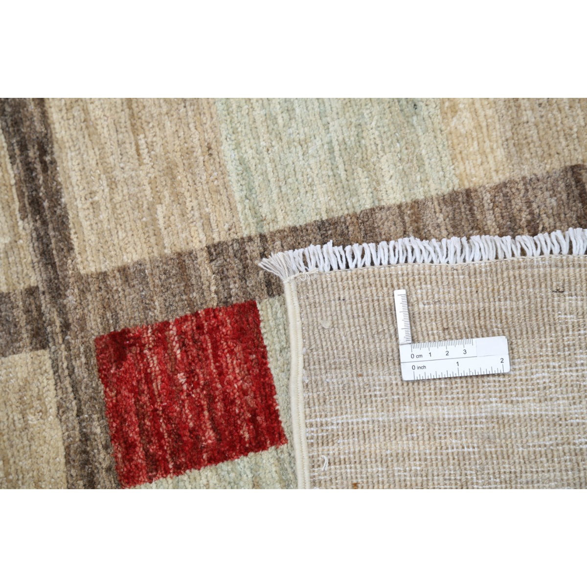 Modcar 7x9 Handmade Double Knotted Washable Wool Rug - Colorful