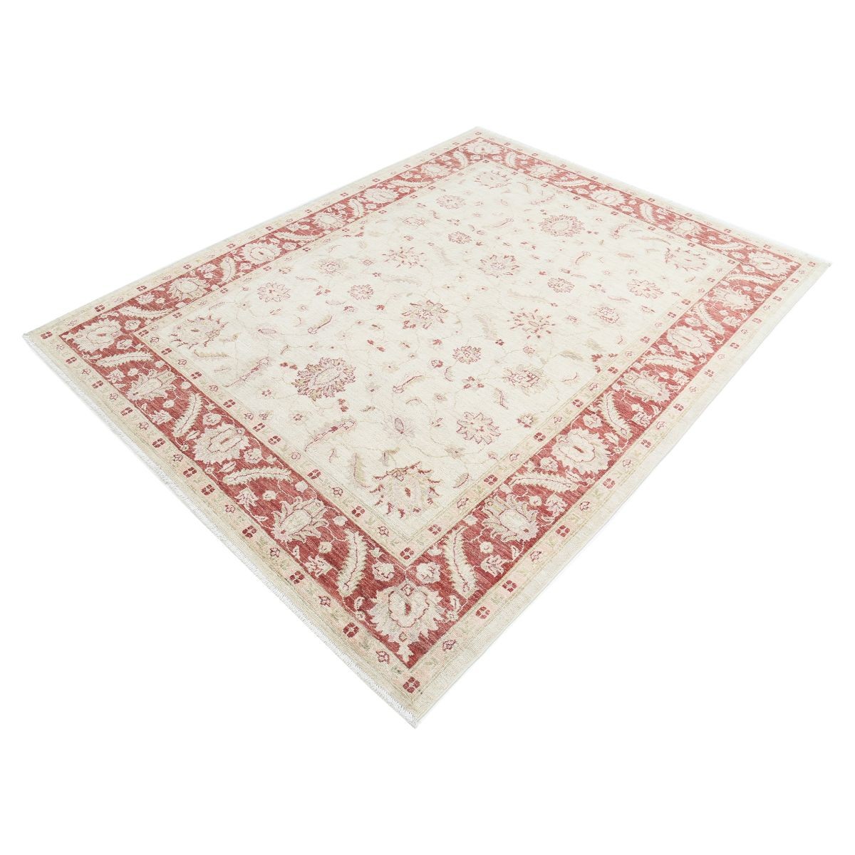 Ziegler 6x8 Handmade Double Knotted Washable Wool Rug - Colorful