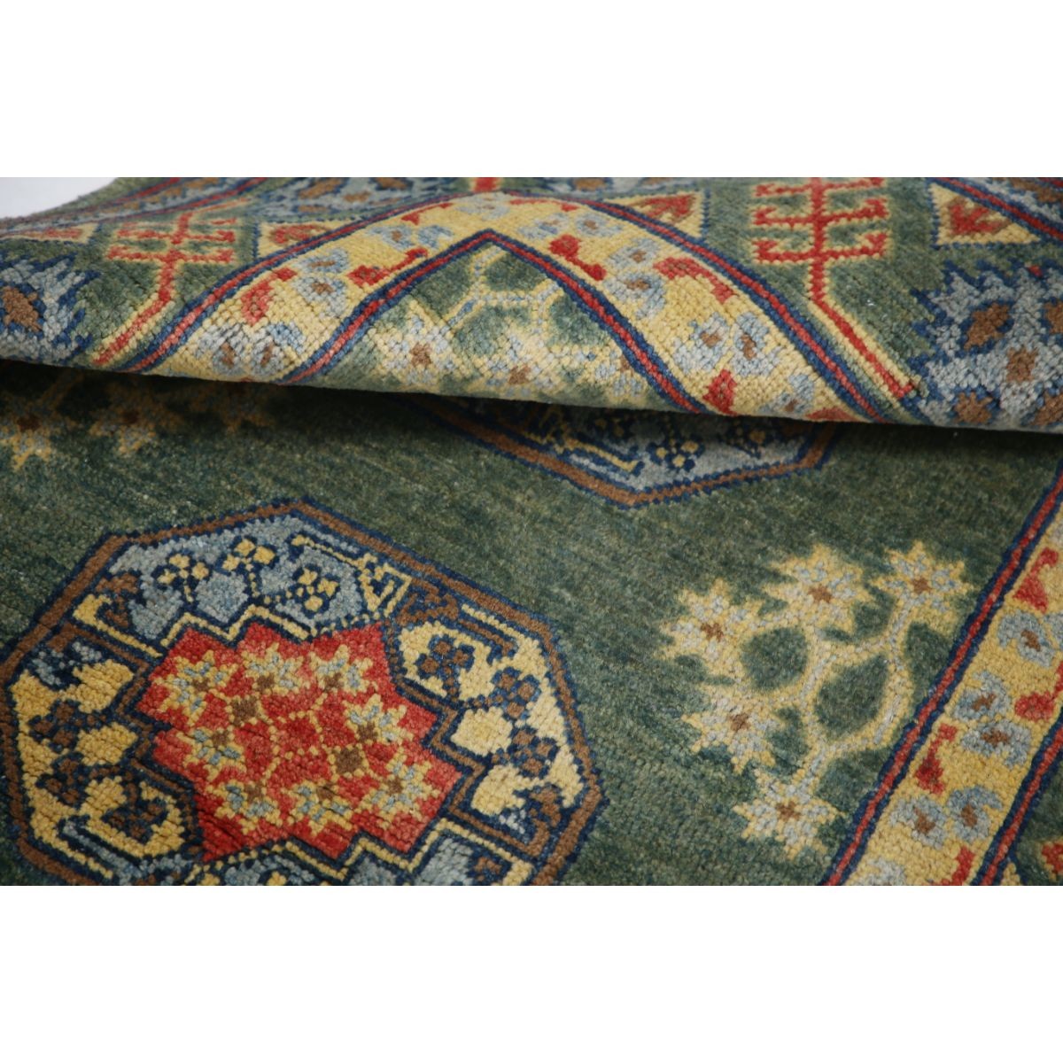 Revival 3x5 Handmade Double Knotted Washable Wool Rug - Colorful
