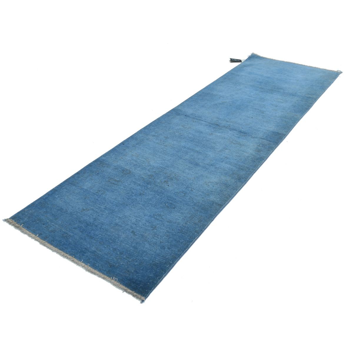 Overdye 3x10 Handmade Double Knotted Washable Wool Runner - Monochormatic