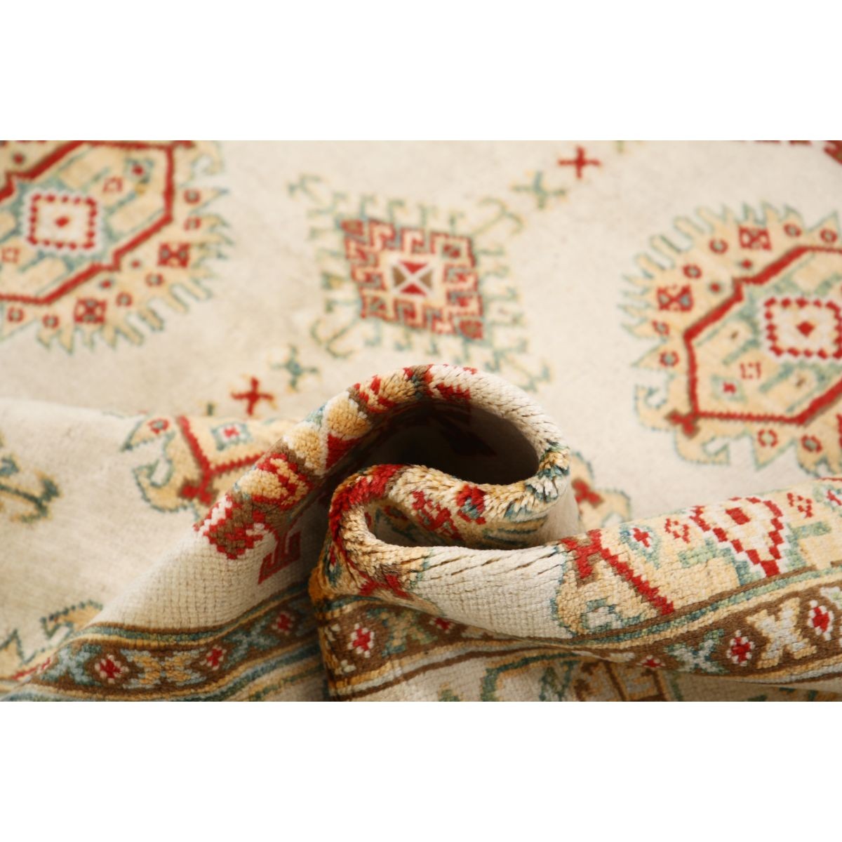 Revival 7x9 Handmade Double Knotted Washable Wool Rug - Colorful