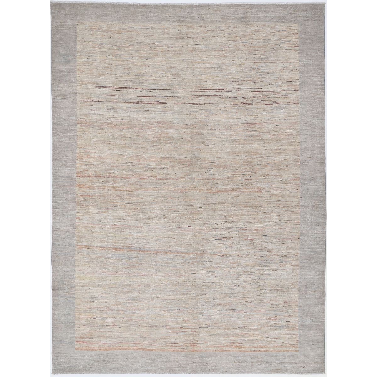 Modcar 7x9 Handmade Double Knotted Washable Wool Rug - Colorful