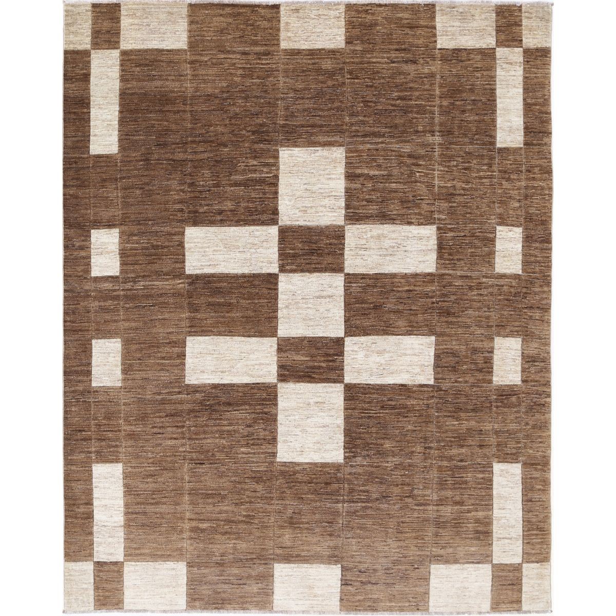 Modcar 6x8 Handmade Double Knotted Washable Wool Rug - Colorful