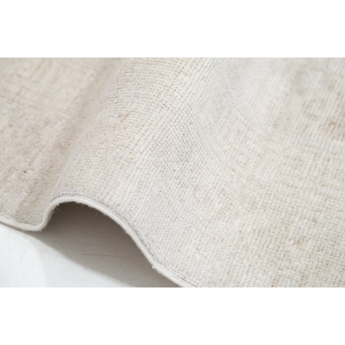 Khotan 17x24 Handmade Double Knotted Washable Wool Rug - Soft Hues