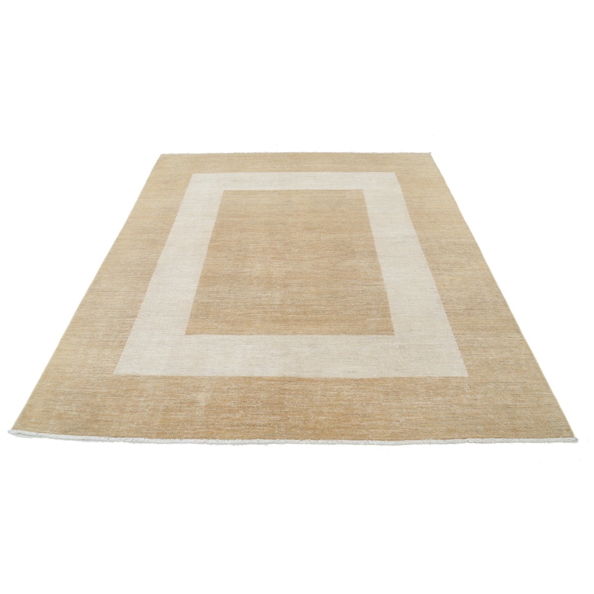 Modcar 7x8 Handmade Double Knotted Washable Wool Rug - Colorful