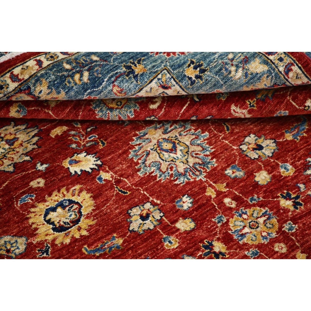 Ziegler 6x8 Handmade Double Knotted Washable Wool Rug - Colorful