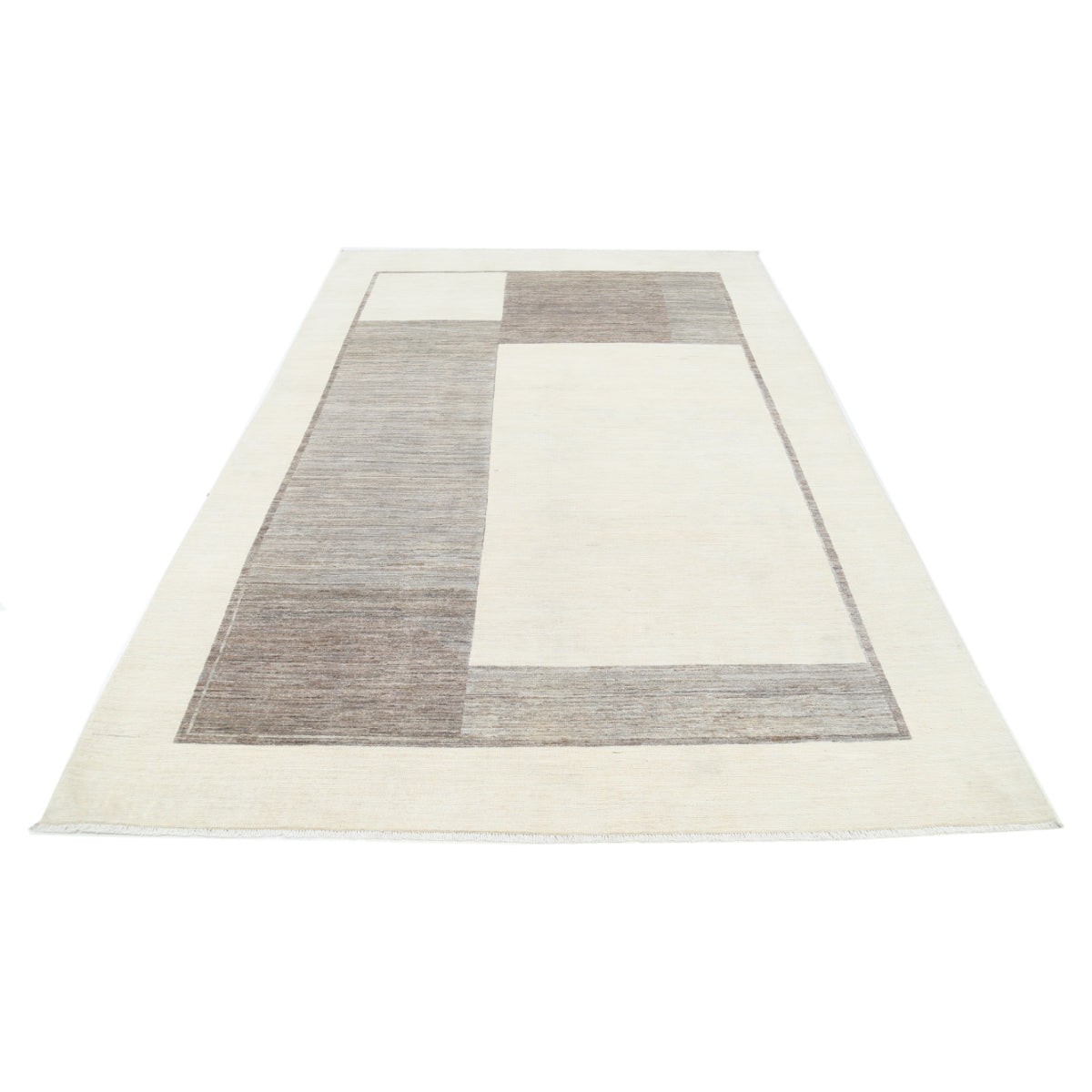 Modcar 6x9 Handmade Double Knotted Washable Wool Rug - Colorful