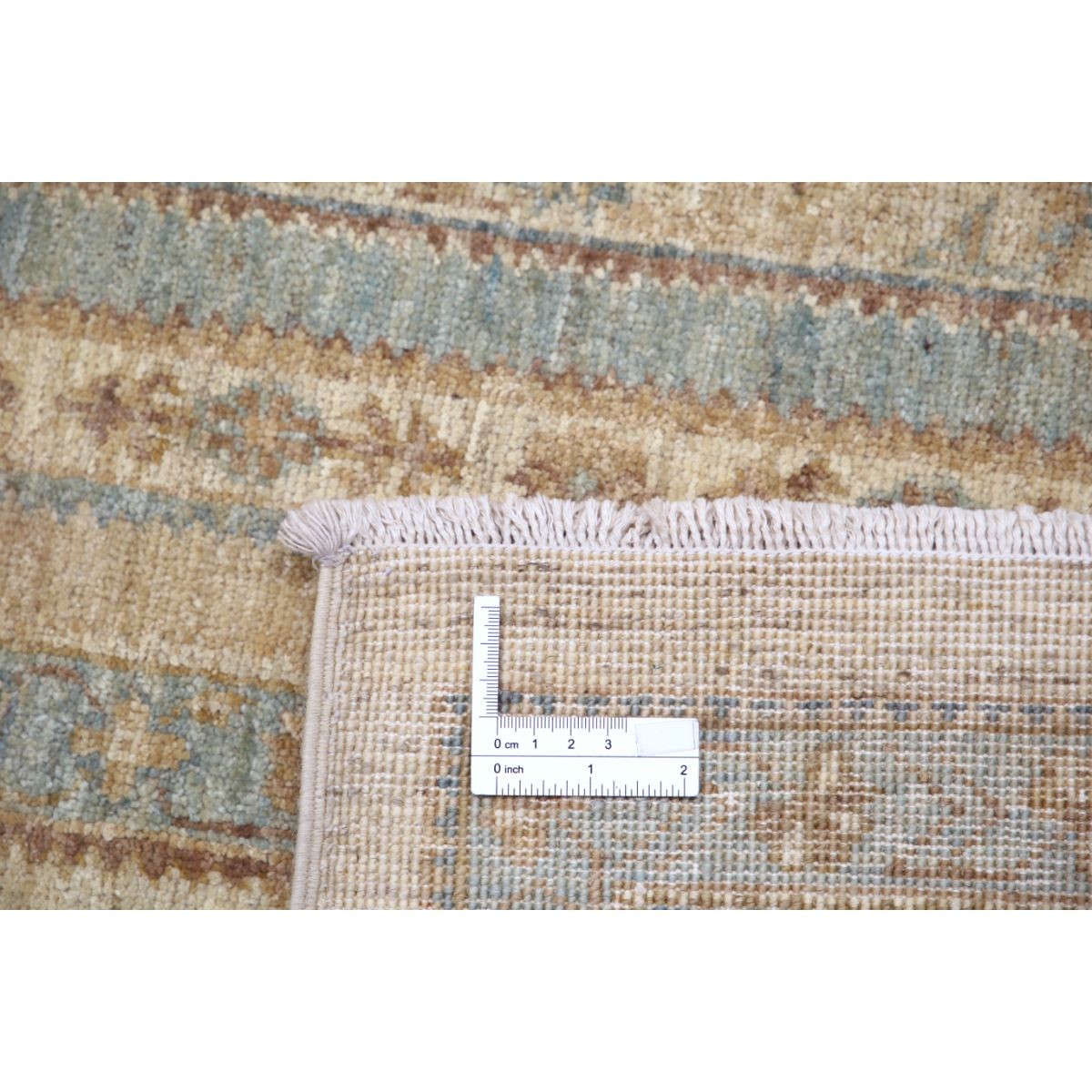 Shaal 7x10 Handmade Double Knotted Washable Wool Rug - Soft Hues