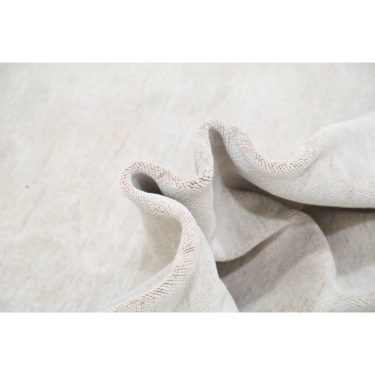 Serenity 13x17 Handmade Double Knotted Washable Wool Rug - Soft Hues