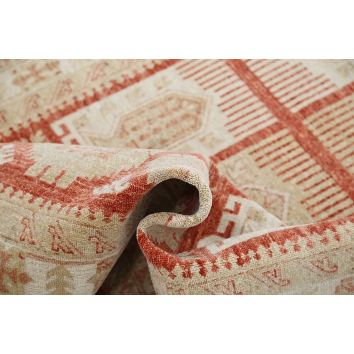 Ziegler 5x7 Handmade Double Knotted Washable Wool Rug - Colorful