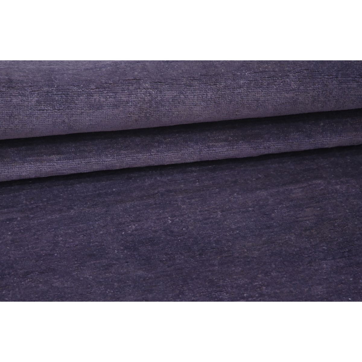 Overdye 3x8 Handmade Double Knotted Washable Wool Runner - Monochormatic