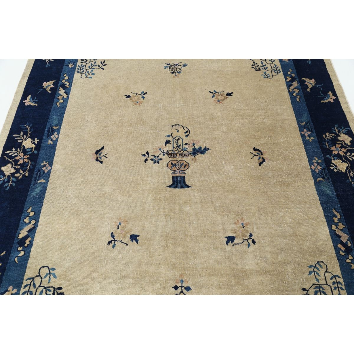 Nickel 6x9 Handmade Double Knotted Washable Wool Rug - Colorful