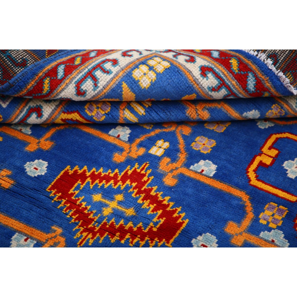 Revival 6x8 Handmade Double Knotted Washable Wool Rug - Colorful