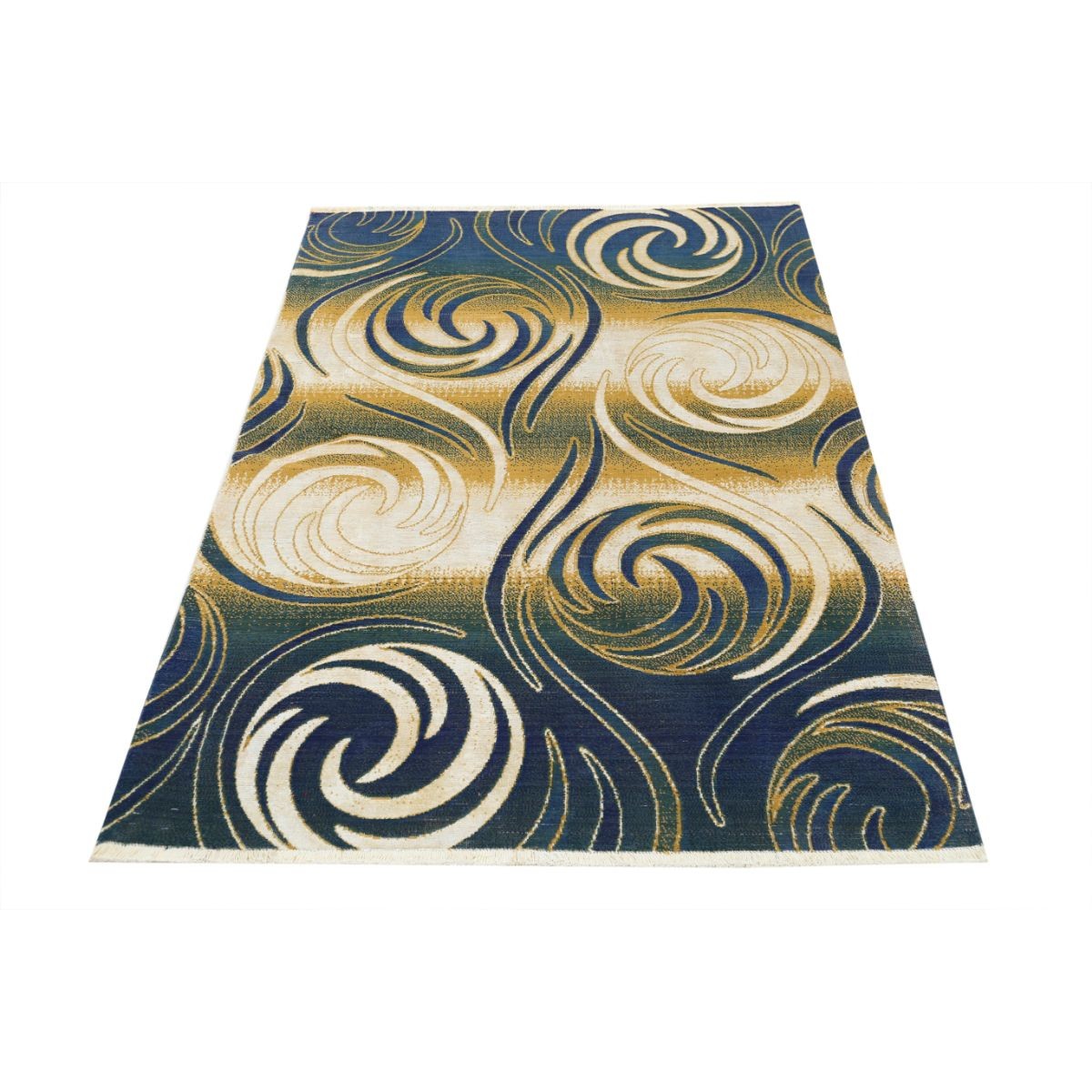 Dhanak 4x6 Machine-Made Washable Wool Rug - Colorful