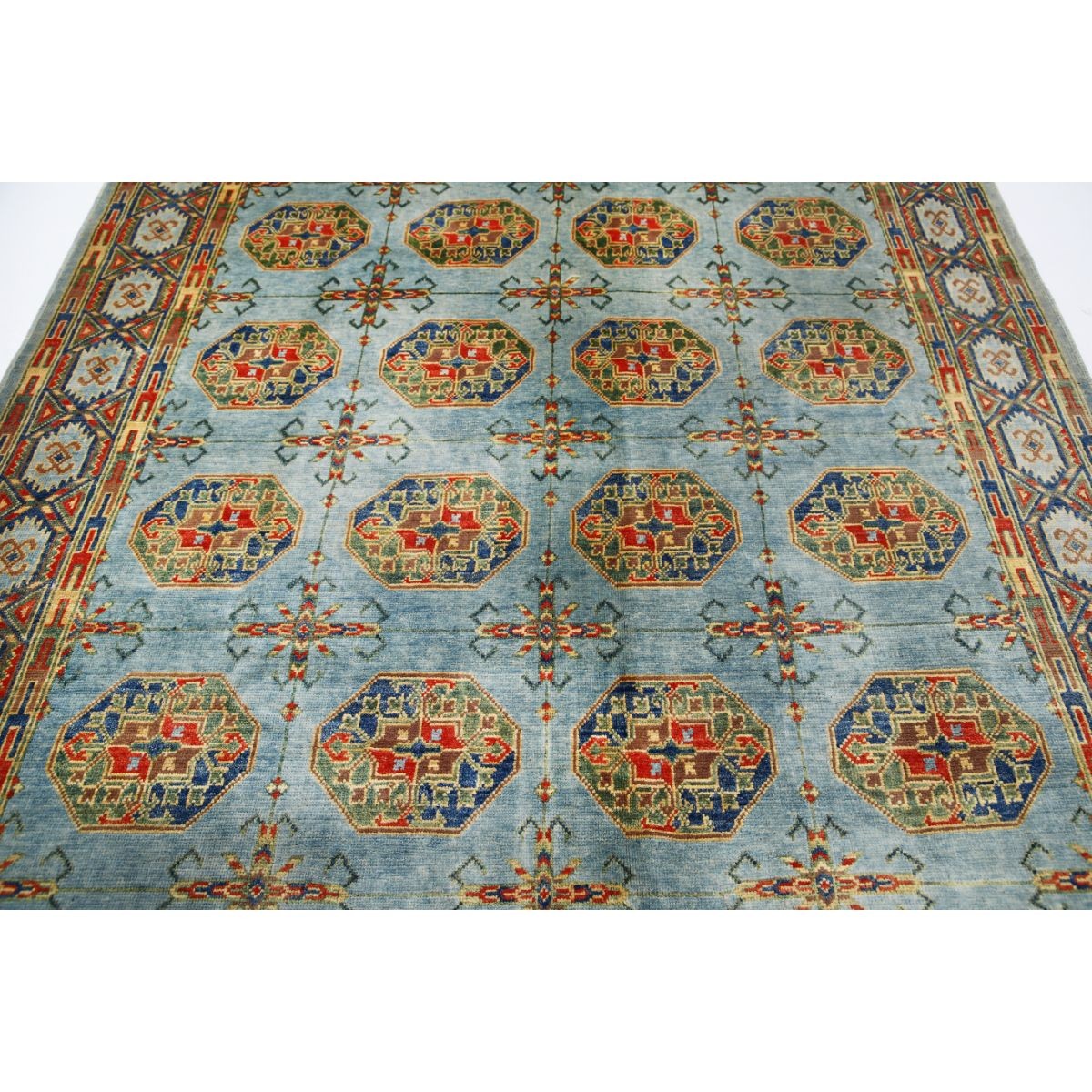 Revival 7x10 Handmade Double Knotted Washable Wool Rug - Colorful
