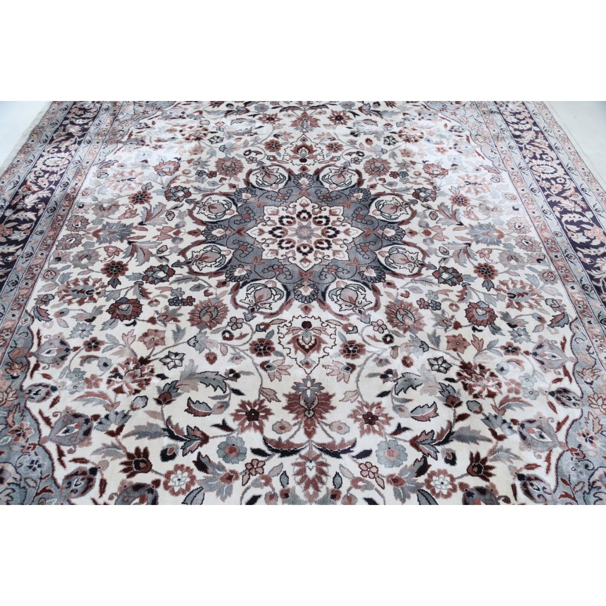 Legacy 9x12 Handmade Double Knotted Washable Art Silk Rug - Colorful