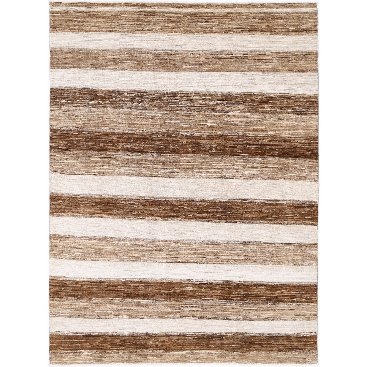 Modcar 6x9 Handmade Double Knotted Washable Wool Rug - Colorful