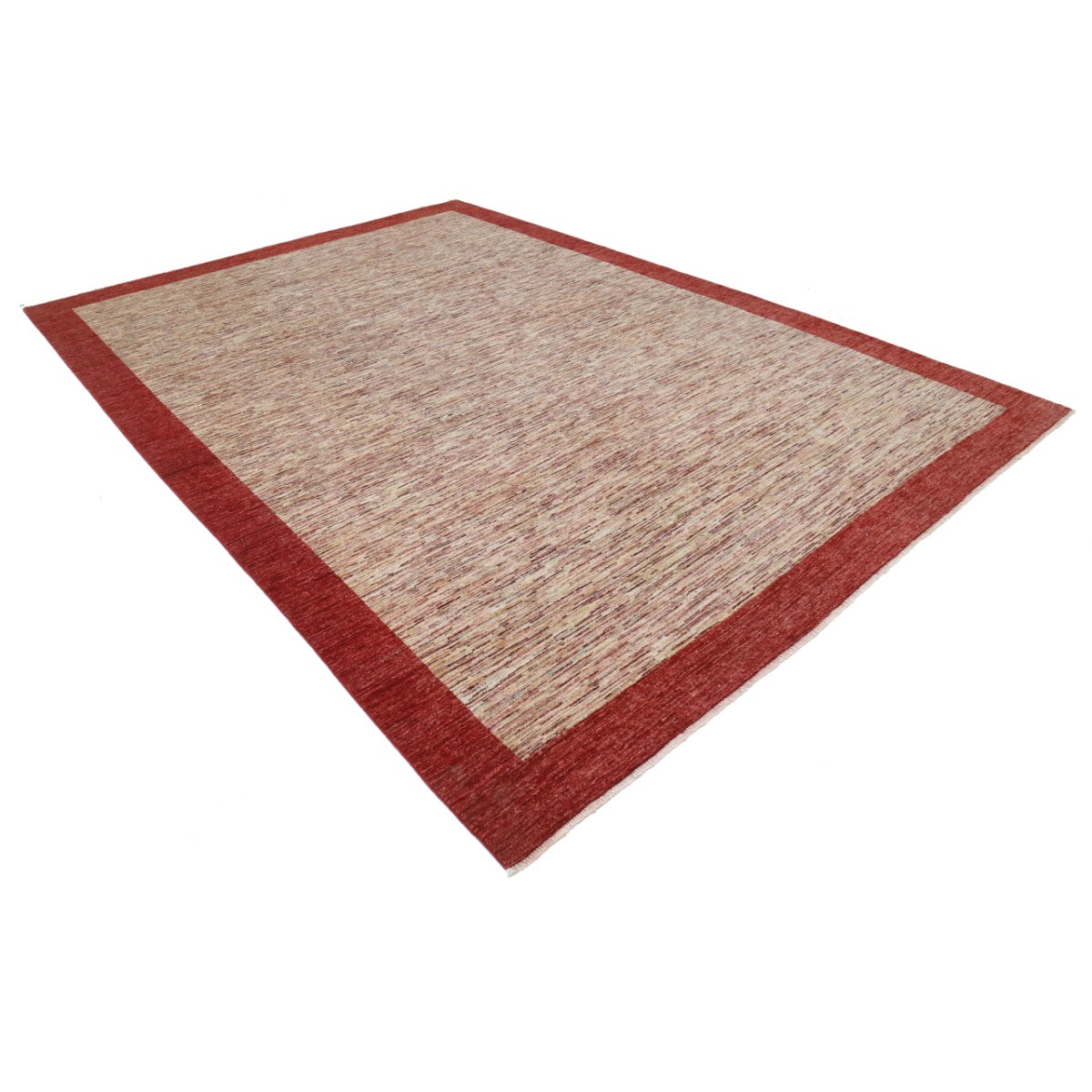 Modcar 9x12 Handmade Double Knotted Washable Wool Rug - Colorful