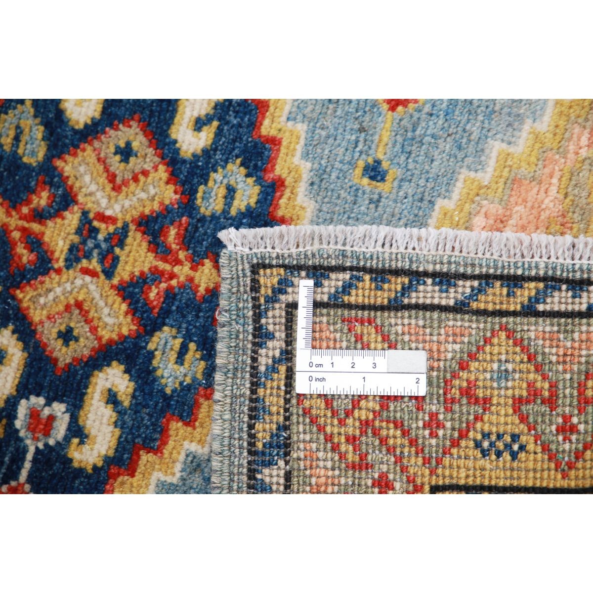 Revival 2x3 Handmade Double Knotted Washable Wool Rug - Colorful