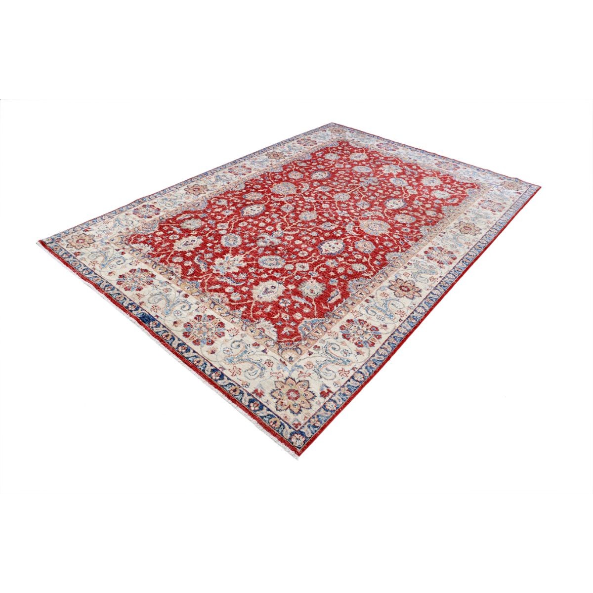 Ziegler 7x10 Handmade Double Knotted Washable Wool Rug - Colorful