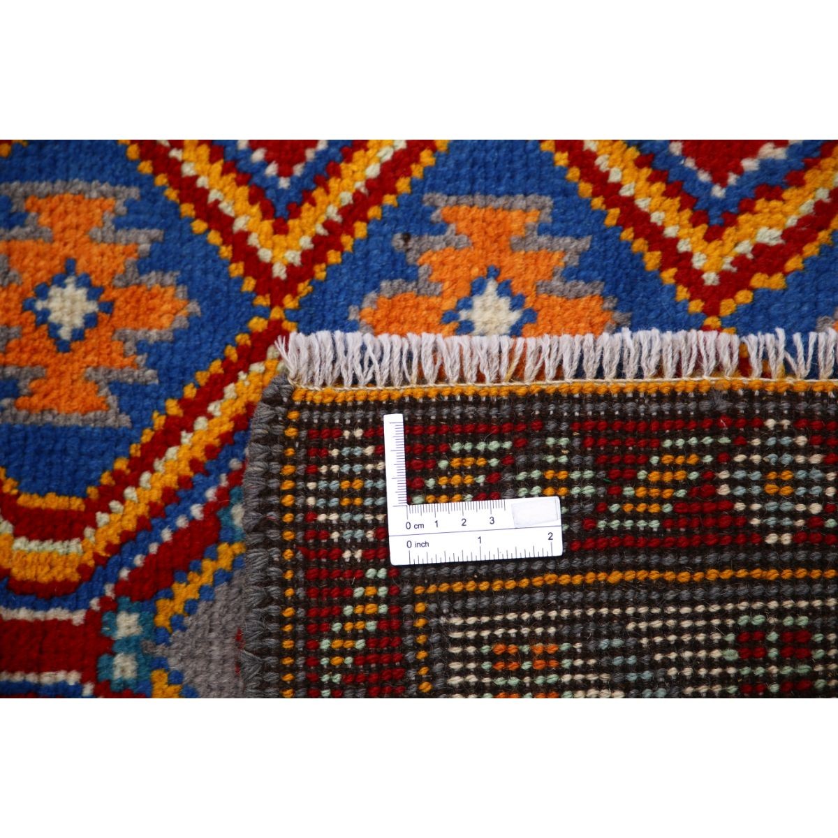 Revival 3x4 Handmade Double Knotted Washable Wool Rug - Colorful