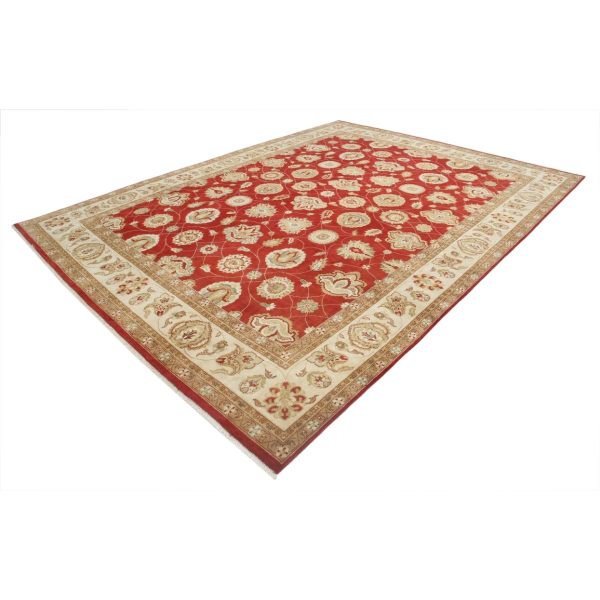 Ziegler 9x12 Handmade Double Knotted Washable Wool Rug - Colorful