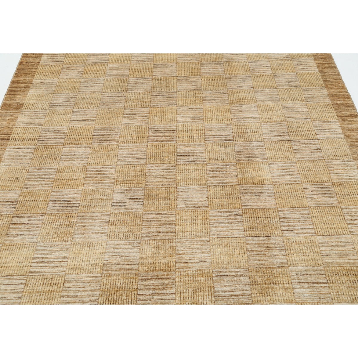 Modcar 6x9 Handmade Double Knotted Washable Wool Rug - Colorful