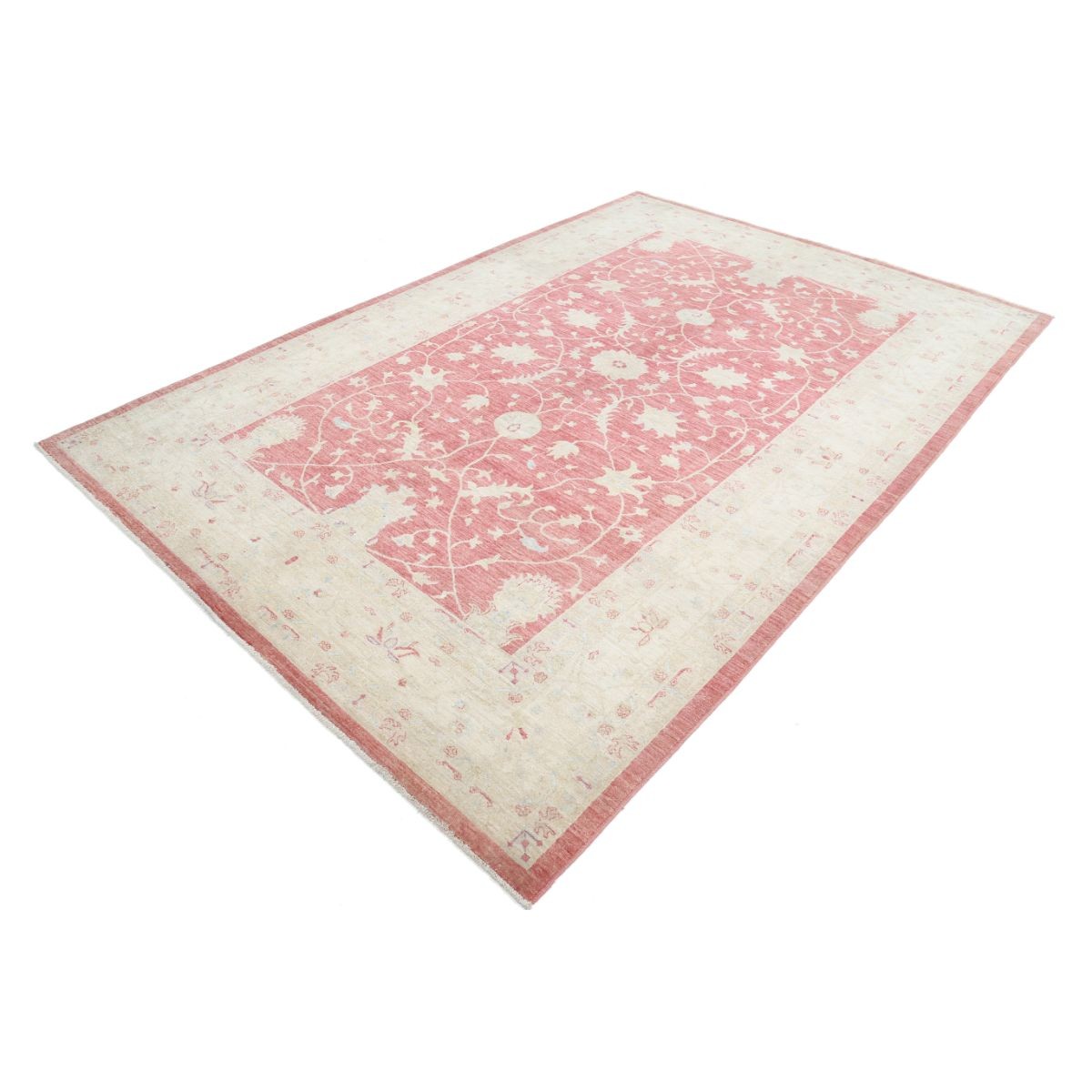 Ziegler 7x10 Handmade Double Knotted Washable Wool Rug - Soft Hues