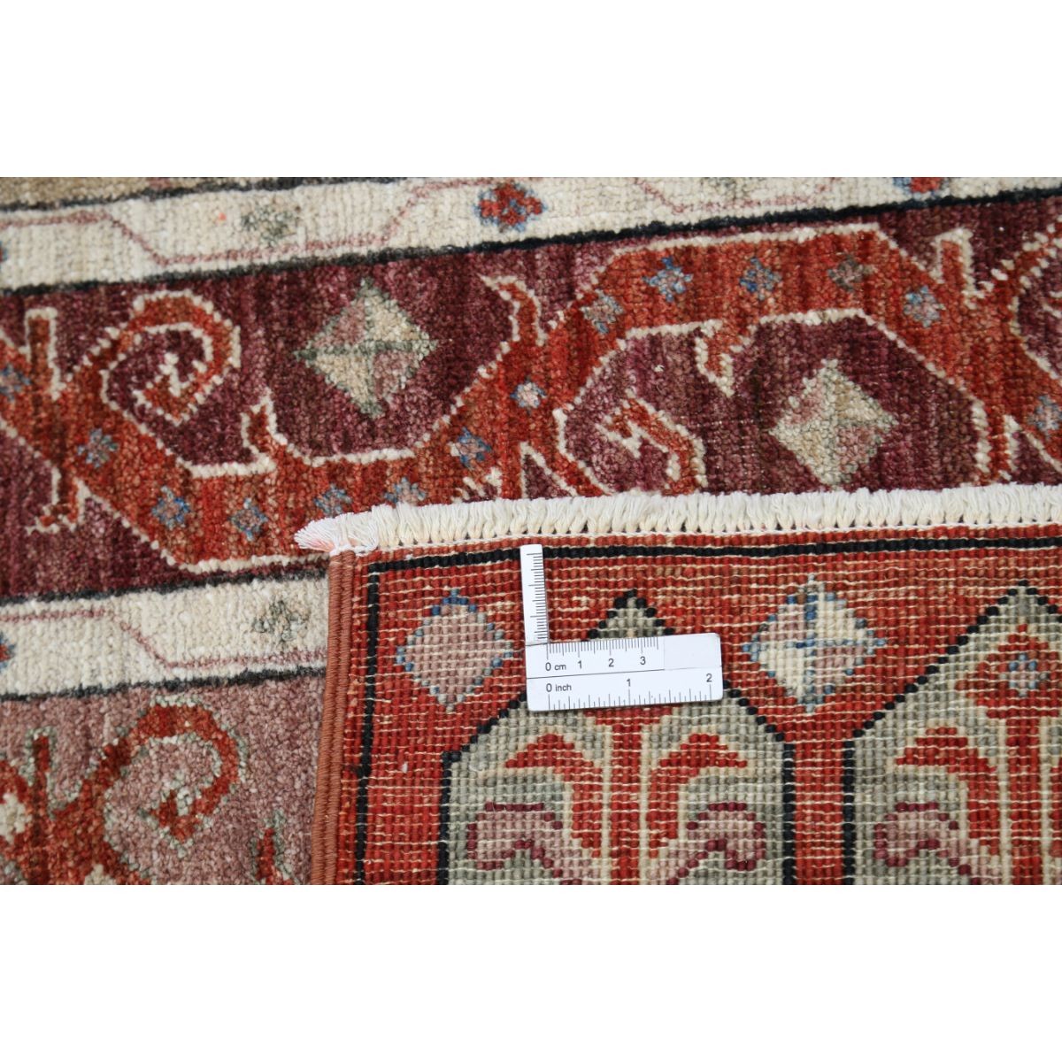 Shaal 6x9 Handmade Double Knotted Washable Wool Rug - Colorful