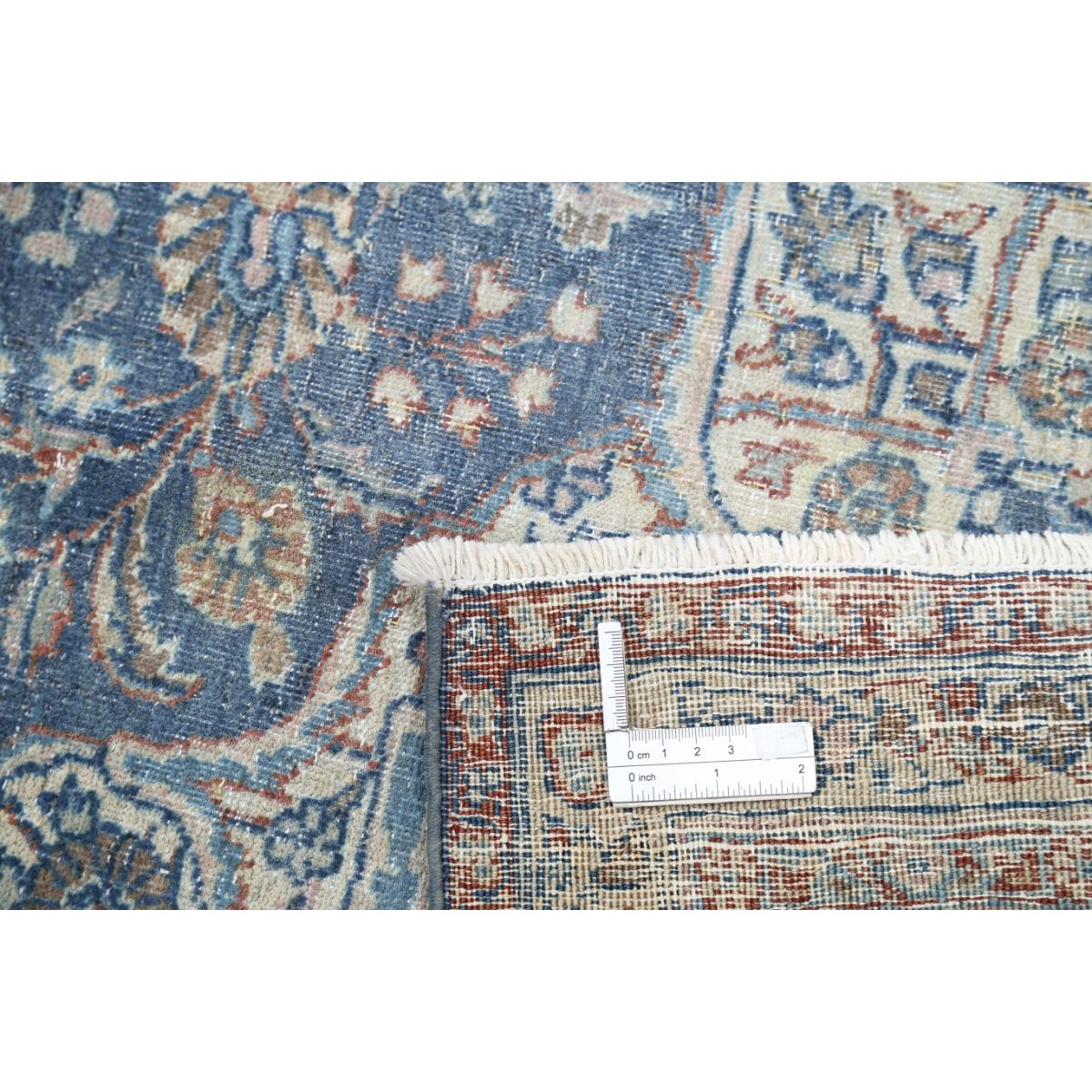 Vintage 9x11 Handmade Double Knotted Washable Wool Rug - Soft Hues