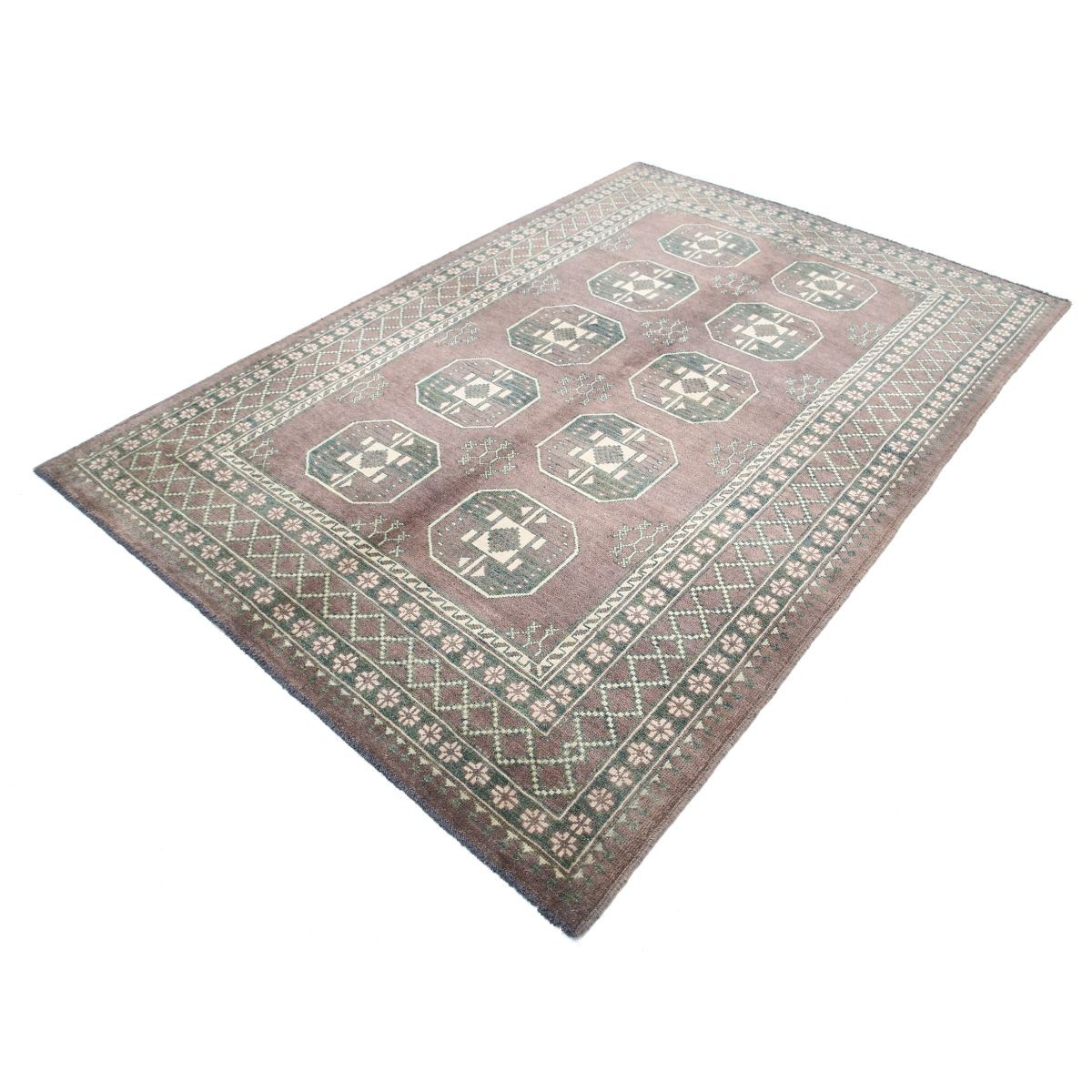 Revival 6x8 Handmade Double Knotted Washable Wool Rug - Colorful