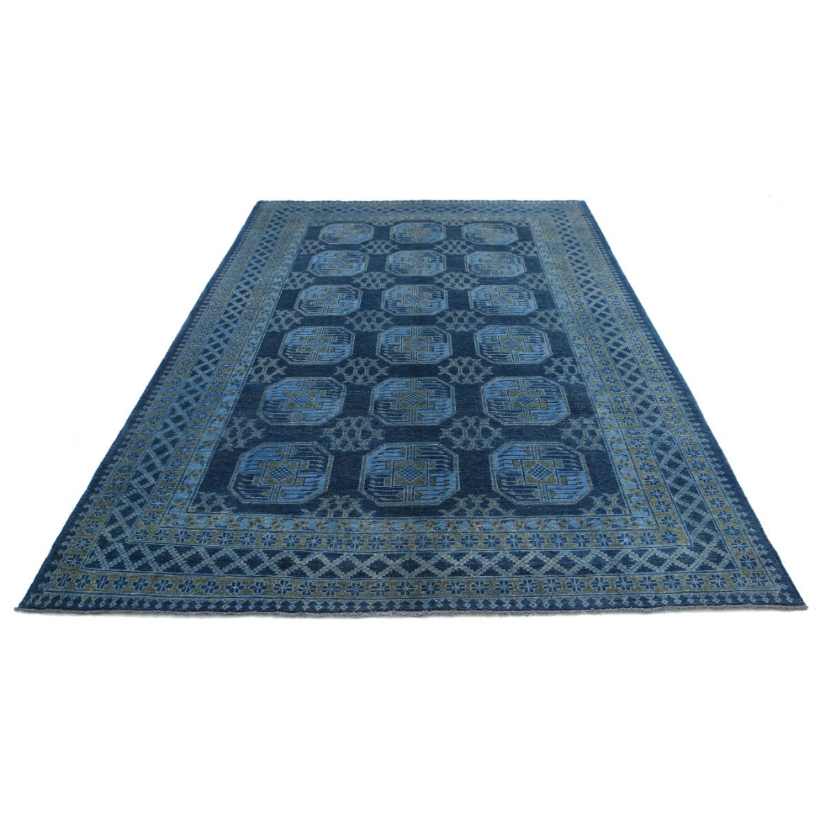 Revival 7x10 Handmade Double Knotted Washable Wool Rug - Colorful