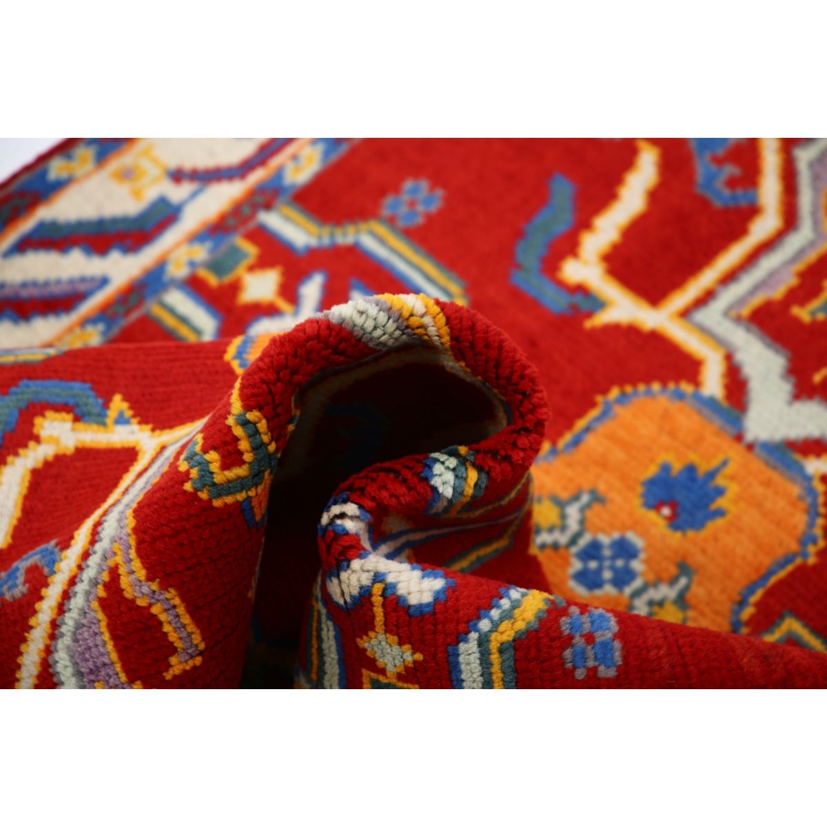 Revival 3x5 Handmade Double Knotted Washable Wool Rug - Colorful