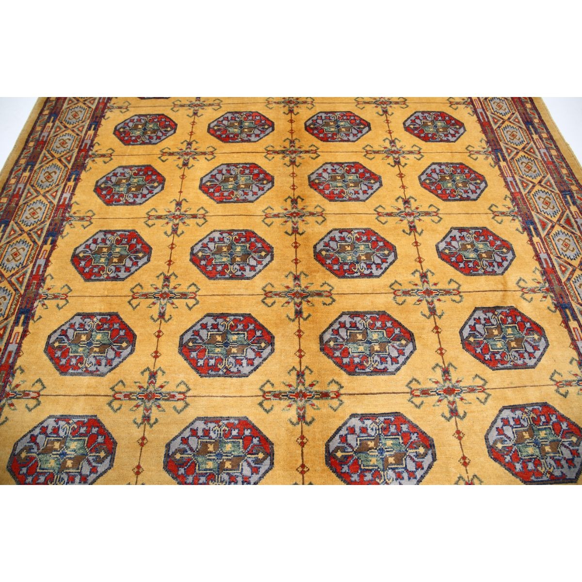 Revival 8x11 Handmade Double Knotted Washable Wool Rug - Colorful