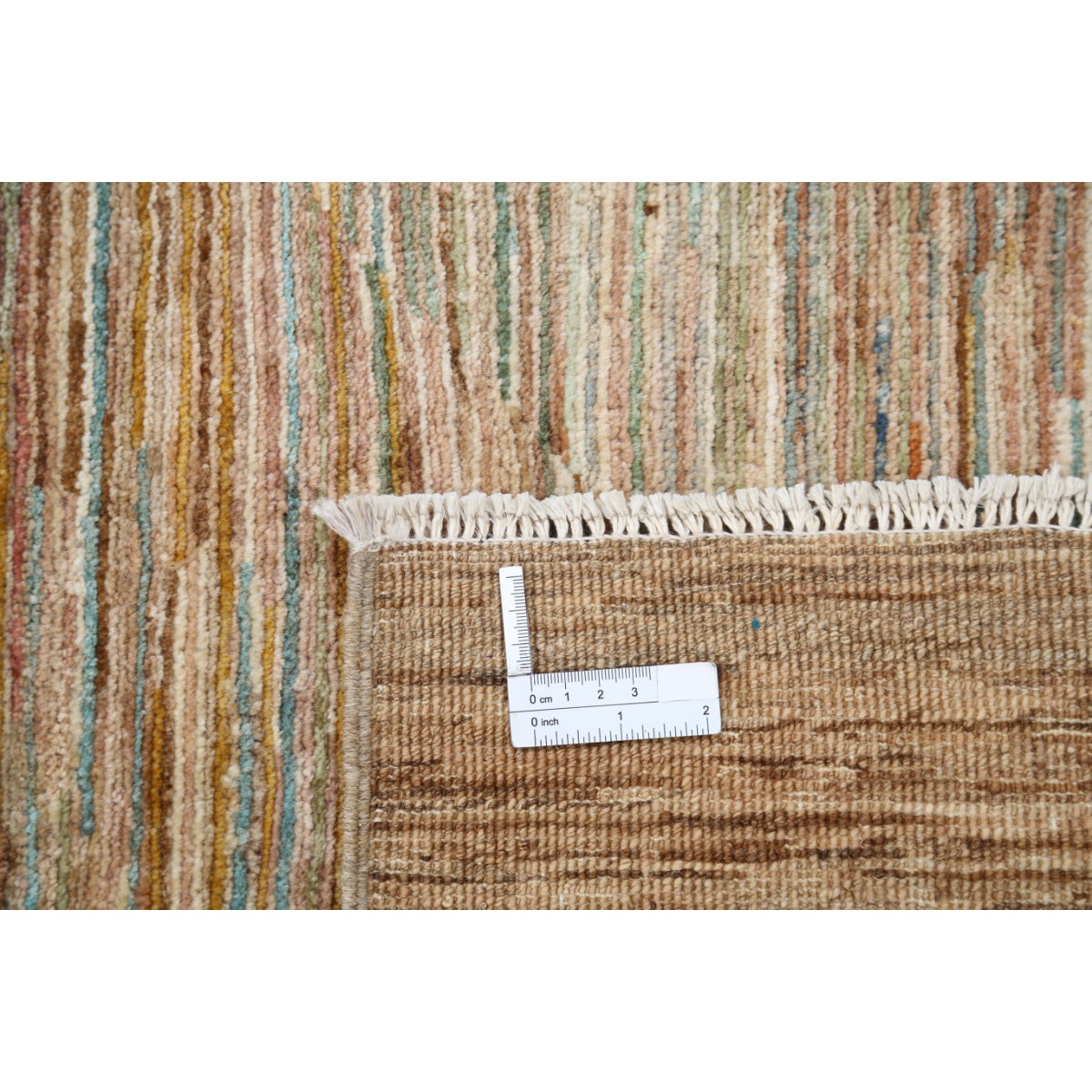 Modcar 8x10 Handmade Double Knotted Washable Wool Rug - Colorful