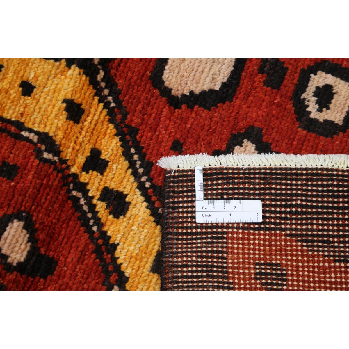Revival 4x6 Handmade Double Knotted Washable Wool Rug - Colorful