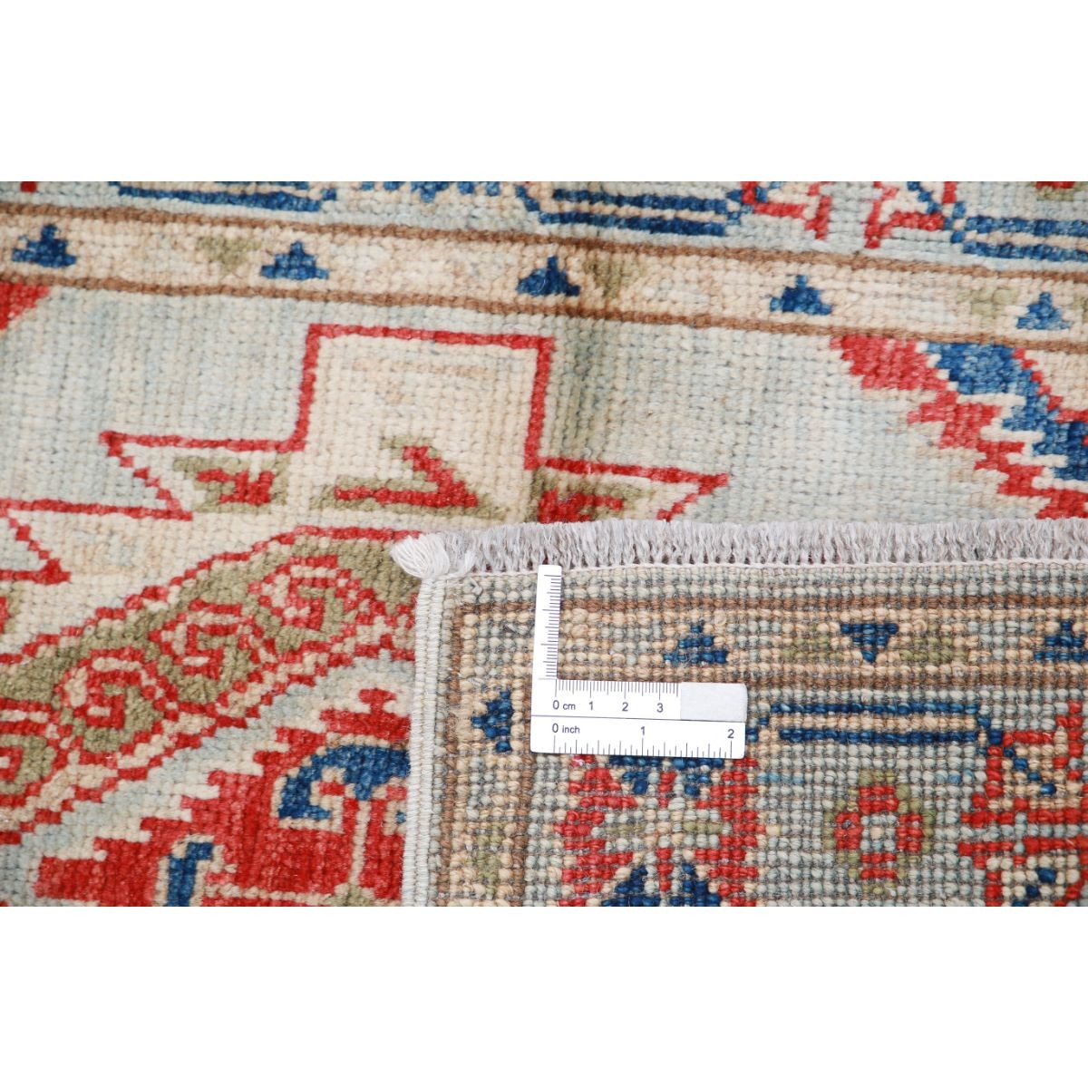 Revival 2x3 Handmade Double Knotted Washable Wool Rug - Colorful