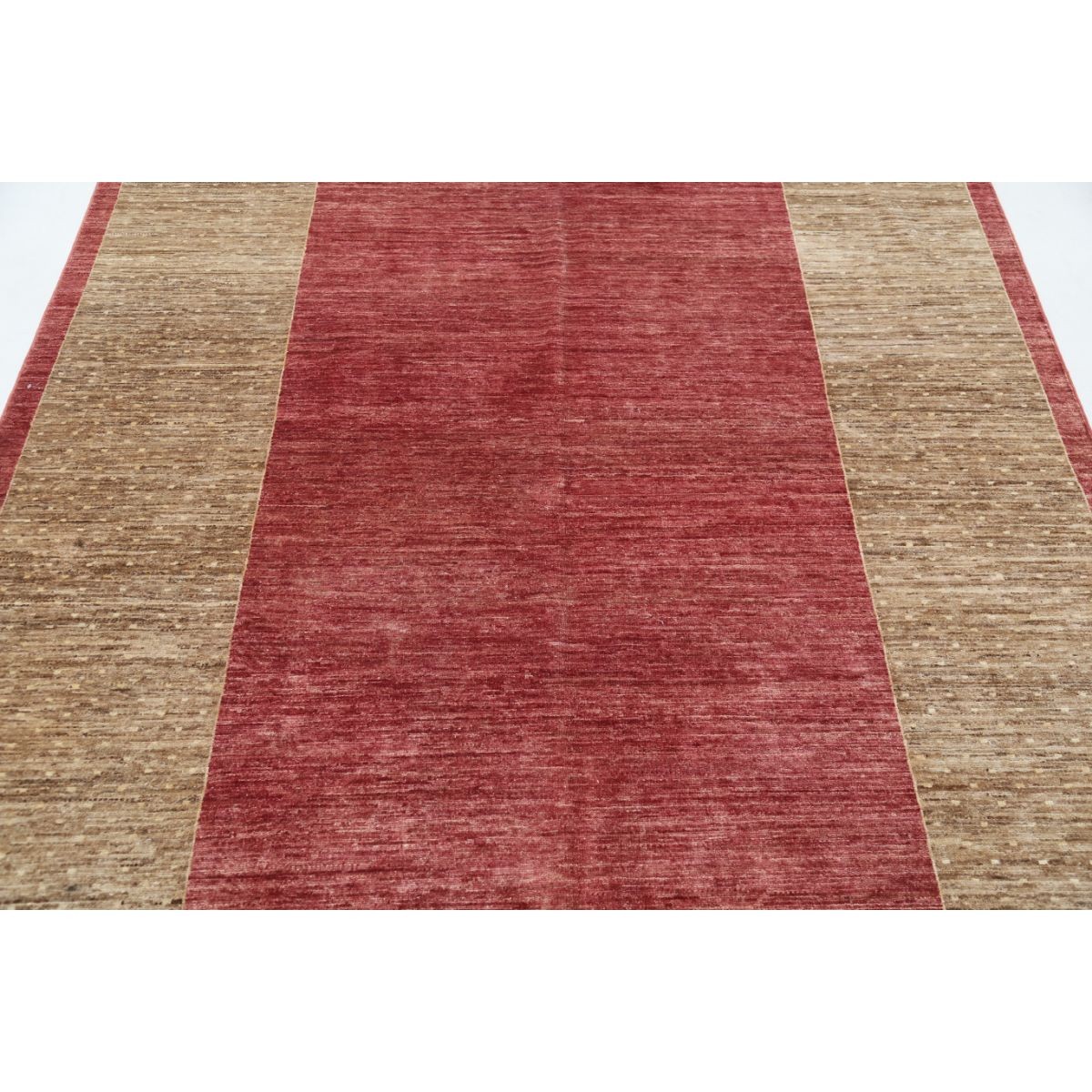 Modcar 6x9 Handmade Double Knotted Washable Wool Rug - Colorful