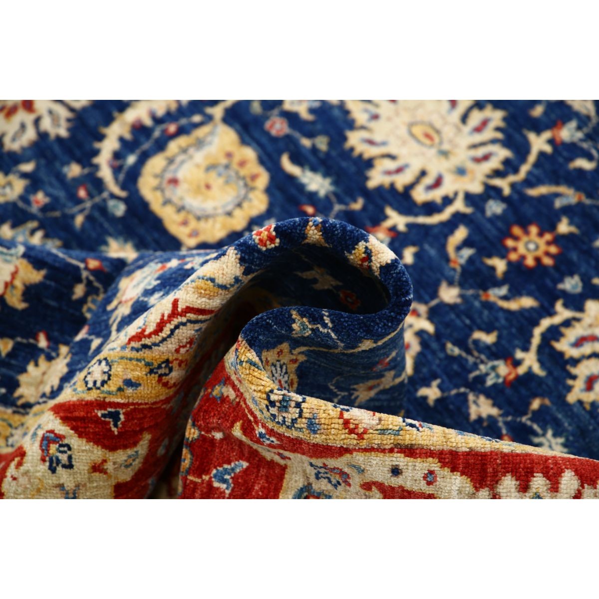 Ziegler 6x8 Handmade Double Knotted Washable Wool Rug - Colorful