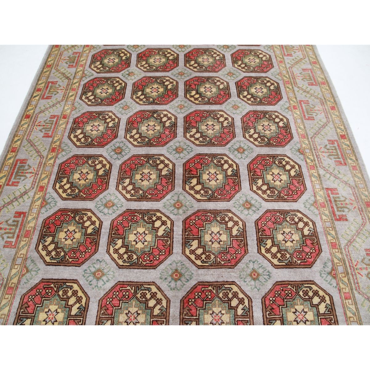 Revival 7x10 Handmade Double Knotted Washable Wool Rug - Colorful