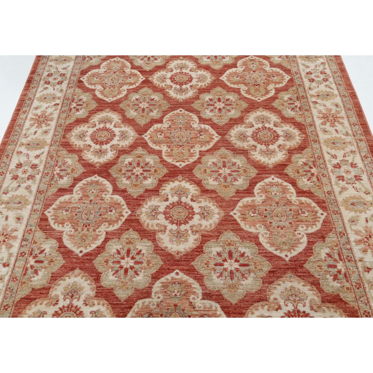 Ziegler 6x8 Handmade Double Knotted Washable Wool Rug - Colorful